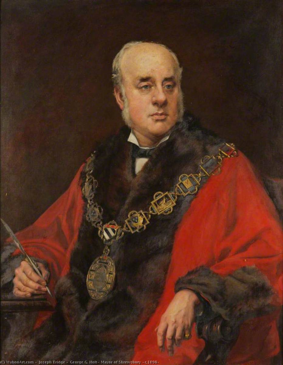 George G. Holt, Mayor Of Shrewsbury (c.1890) — Joseph Bridge