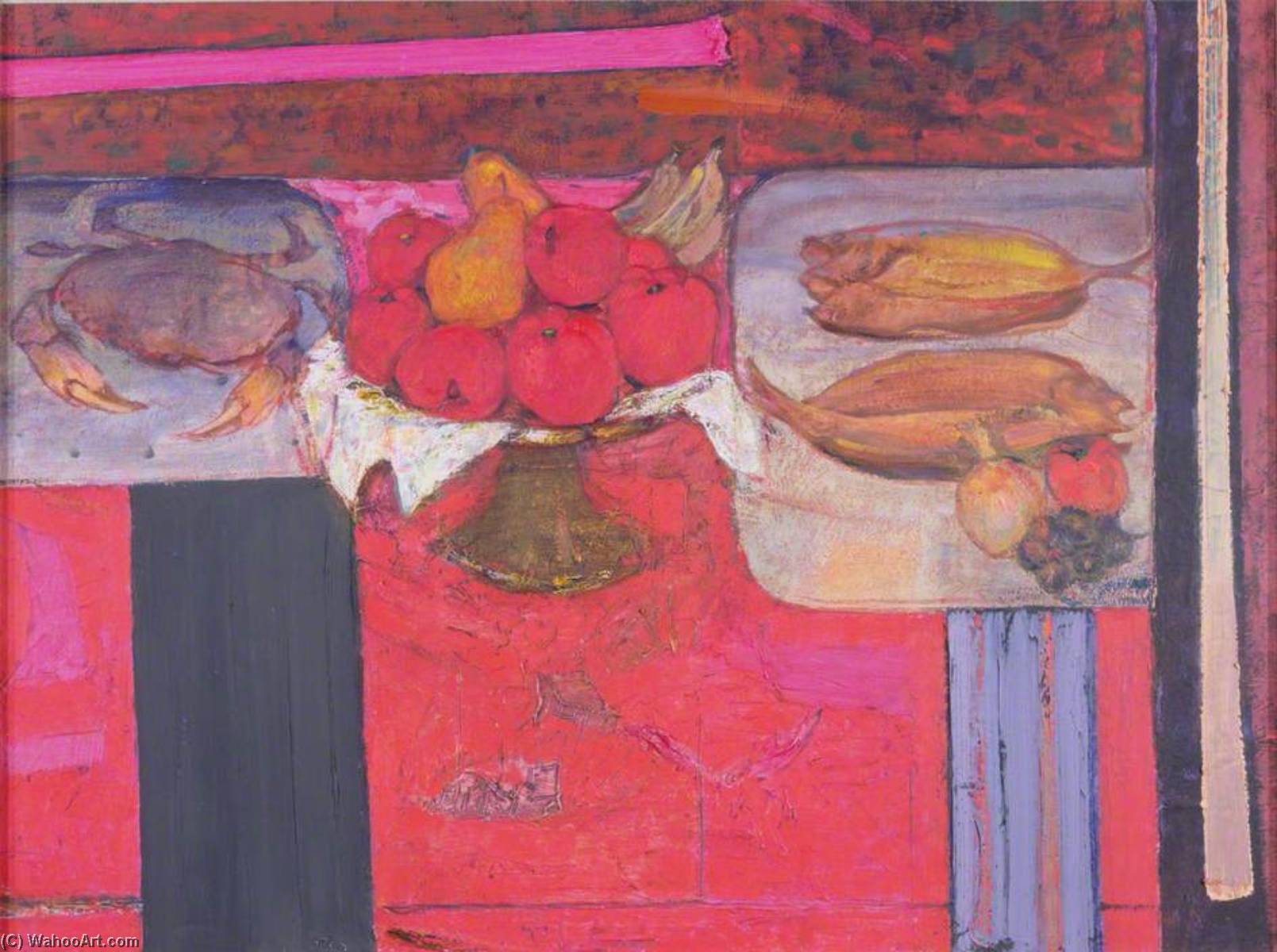Compotier Of Red Apples — Sir Robin Philipson