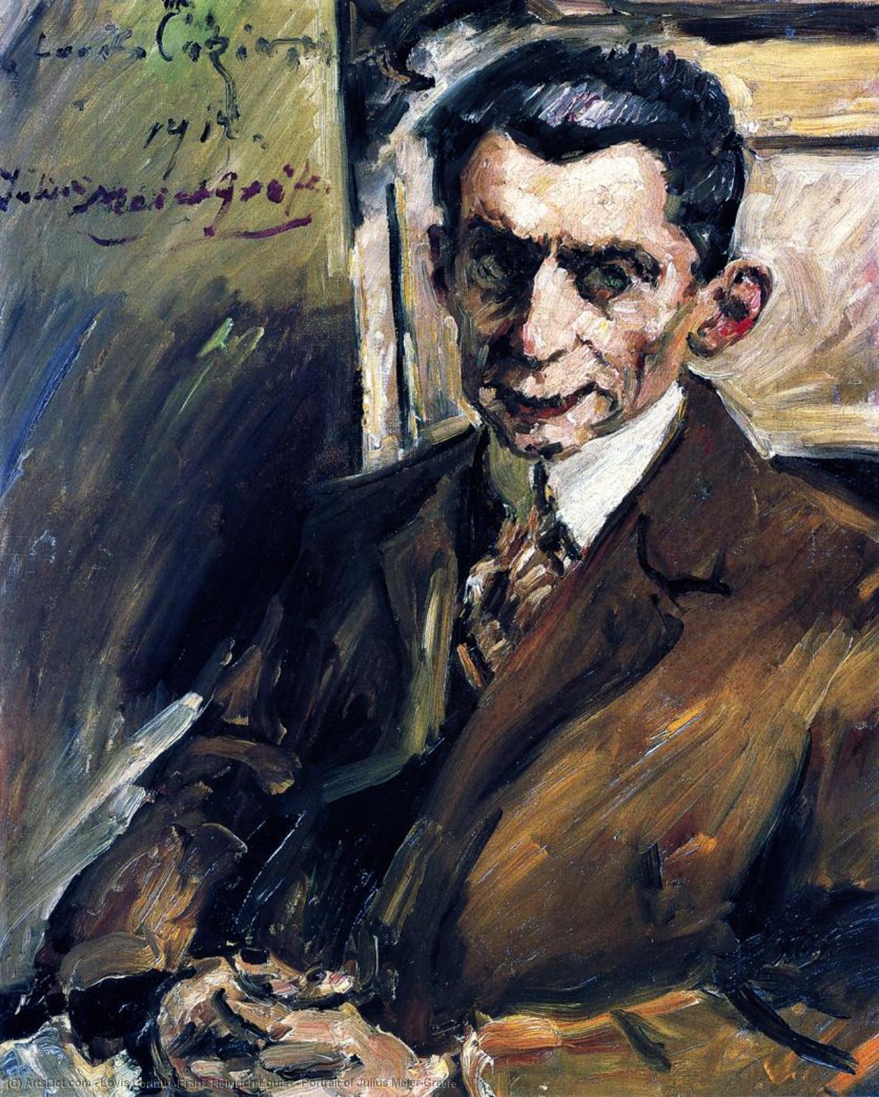 Portrait Of Julius Meier-graefe — Lovis Corinth
