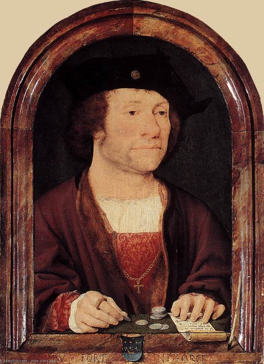 Portrait Of Anthonis Van Hilten — Joos Van Cleve