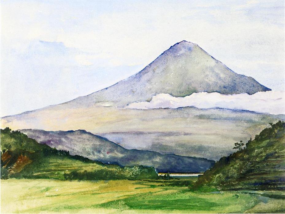 Mountain Of Fuji-san From Fuji-kawa — John La Farge
