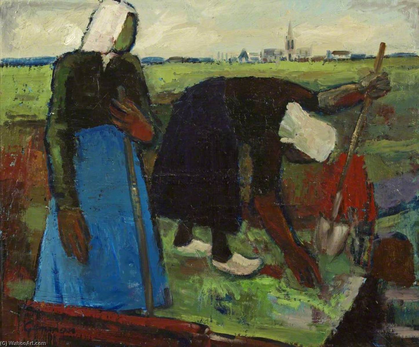 Field Workers, Brittany — Reginald Gammon