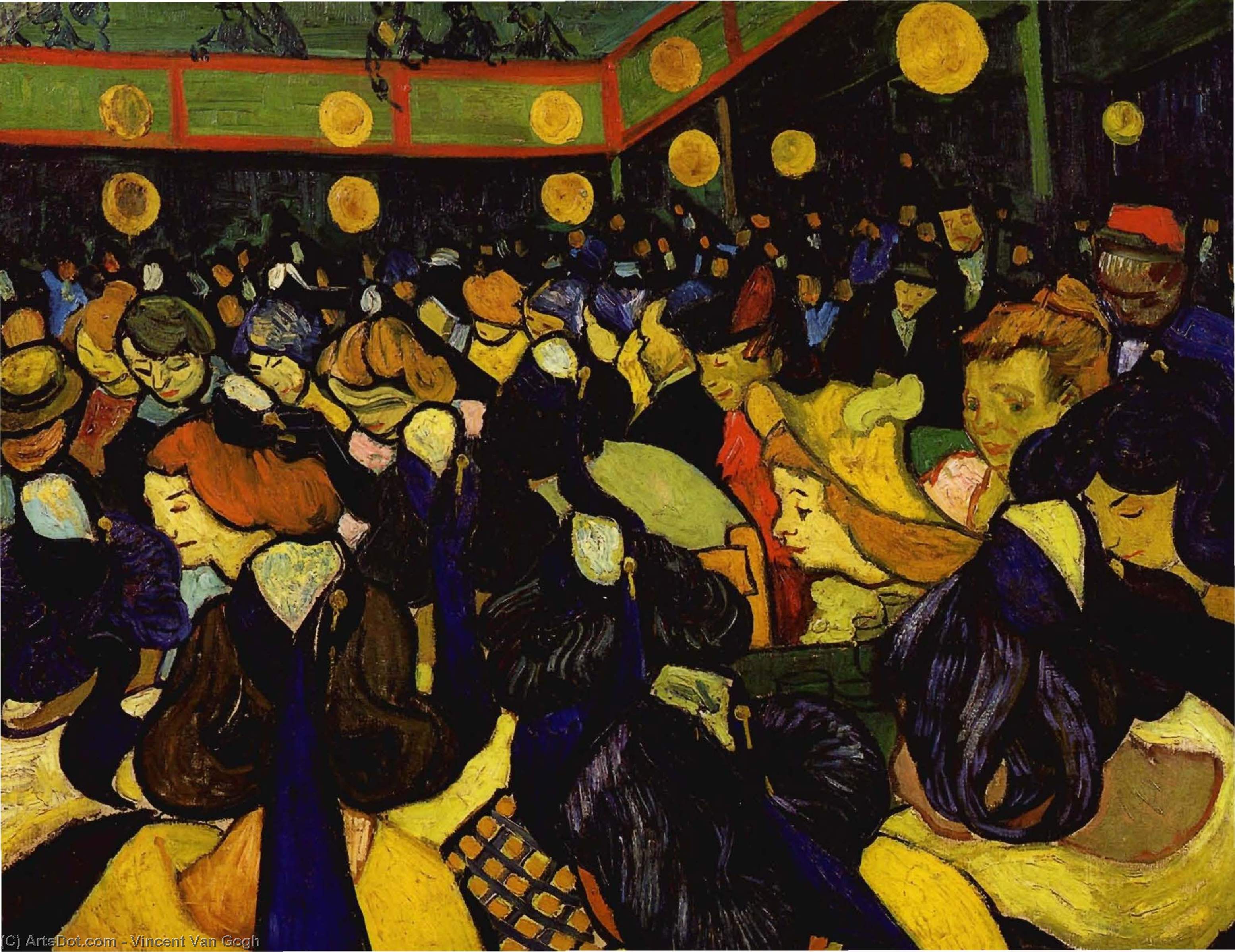 The Dance Hall At Arles — Vincent Willem Van Gogh
