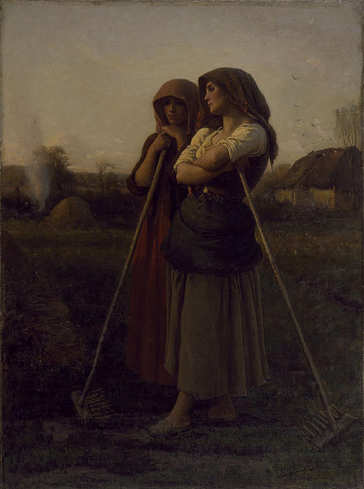The Close Of Day — Jules Adolphe Aimé Louis Breton