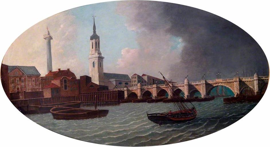 The Thames At London Bridge — Samuel Scott