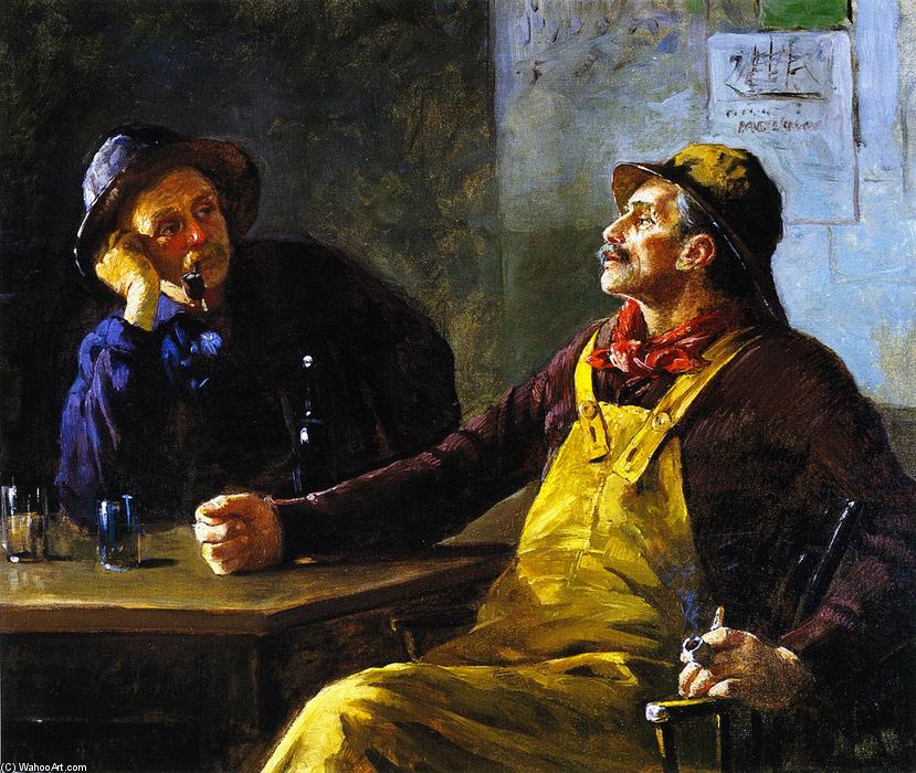 Fishermen In Conversation — Abbott Fuller Graves