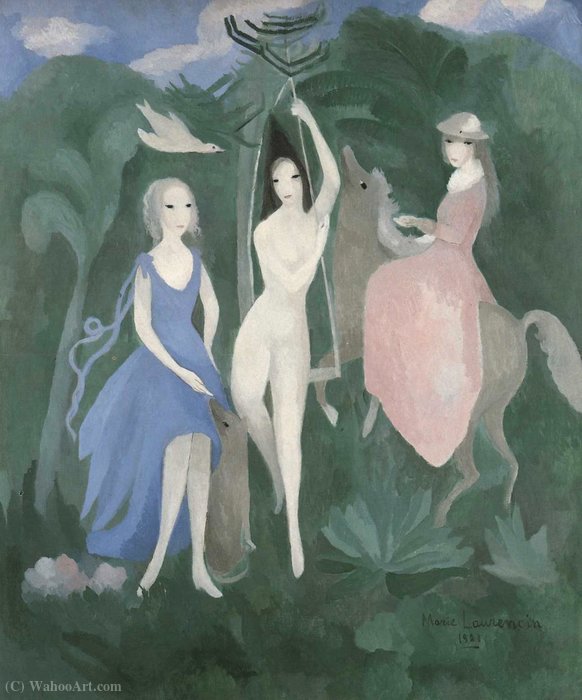 Les Trois Grâces (1921) — Marie Laurencin