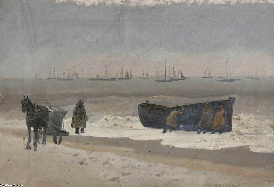 Yarmouth Beach, Norfolk — Joseph Nash The Younger