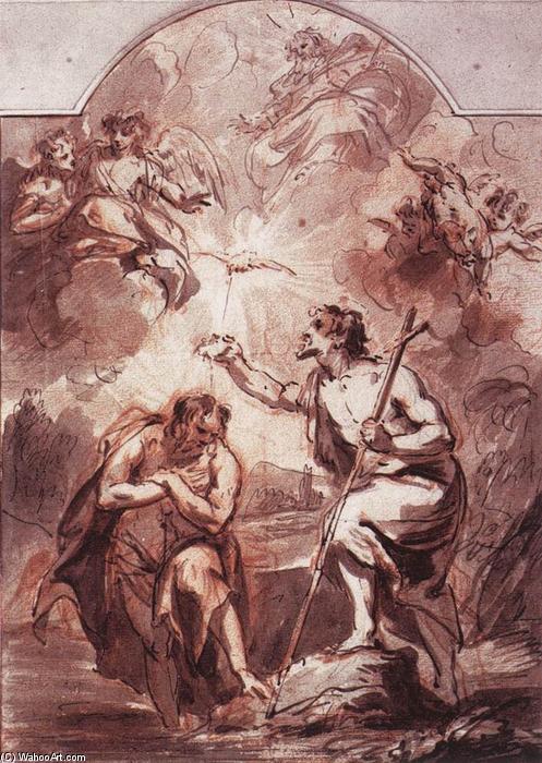 Baptism Of Christ In The Jordan — Jacob De Wit