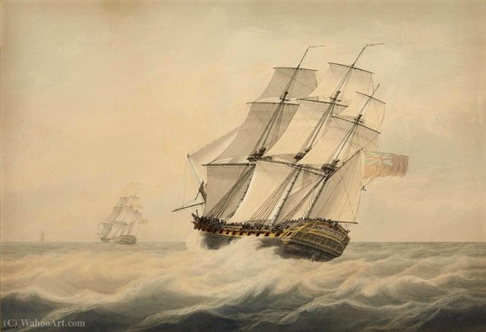 The Blockade Of Toulon — Samuel Atkins