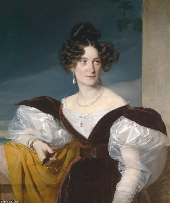 Portrait Of Amalie Klein, Nee Von Henikstein — Friedrich Ritter Von Amerling