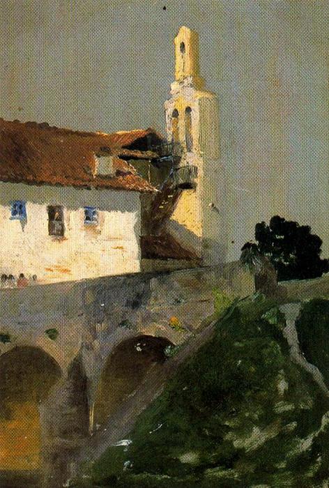 Village Of Urbina. Sketch — Ignacio Díaz Olano