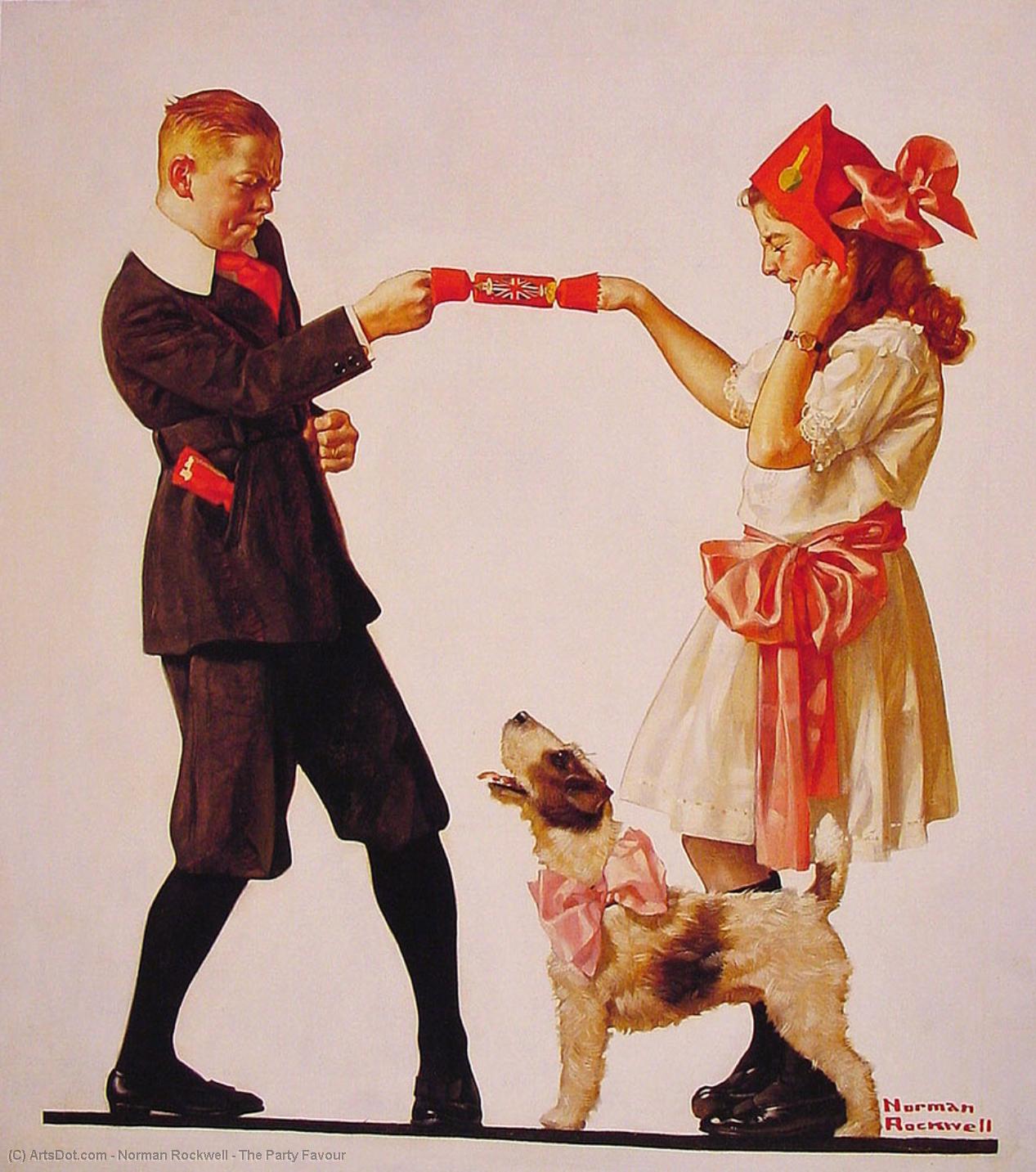 The Party Favour — Norman Rockwell