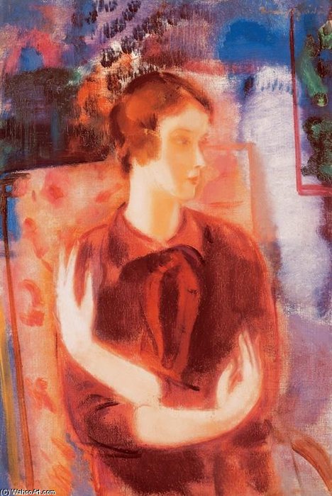 Portrait Of Ilona Krúdy — Ödön Márffy