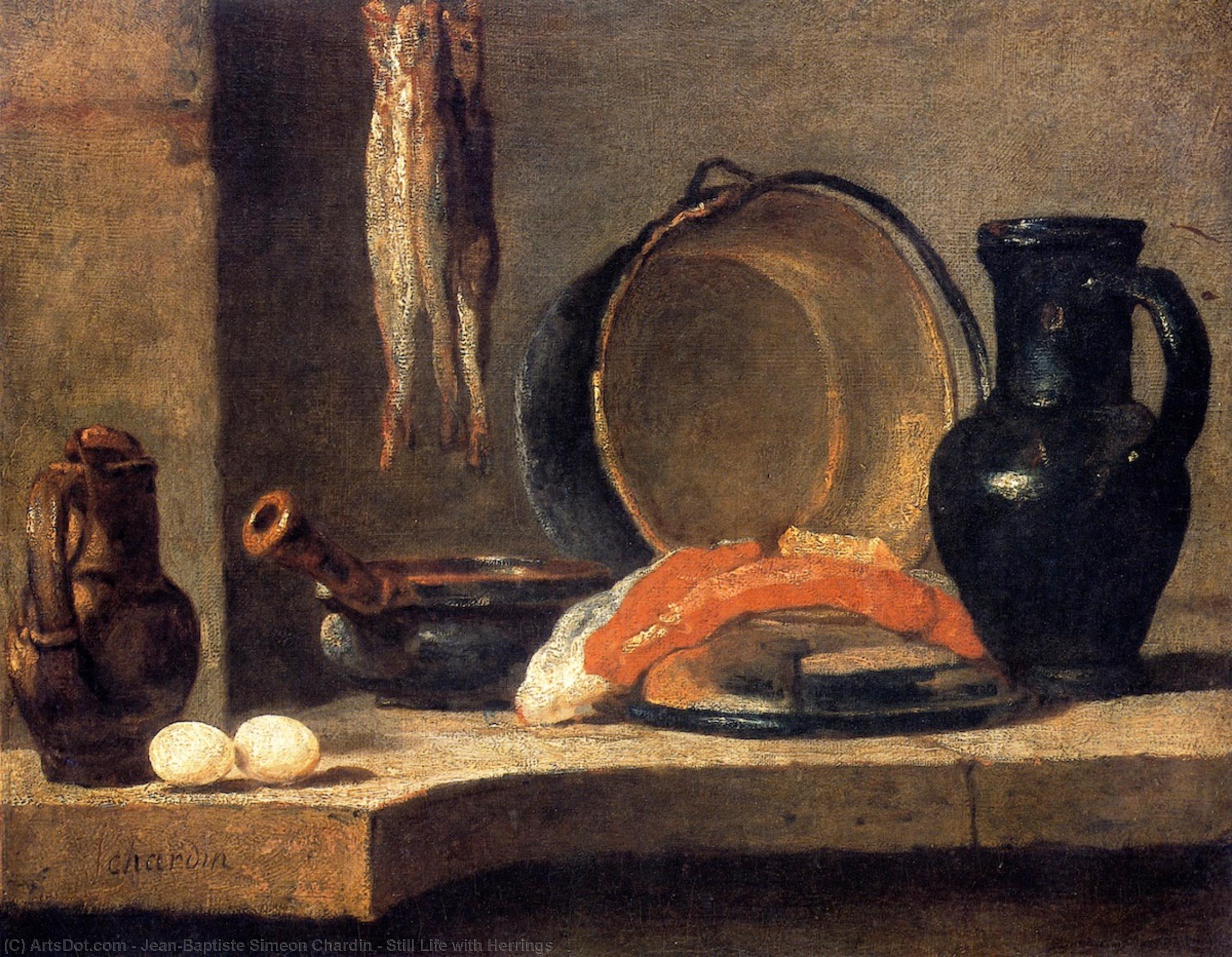 Still Life With Herrings — シャルダン