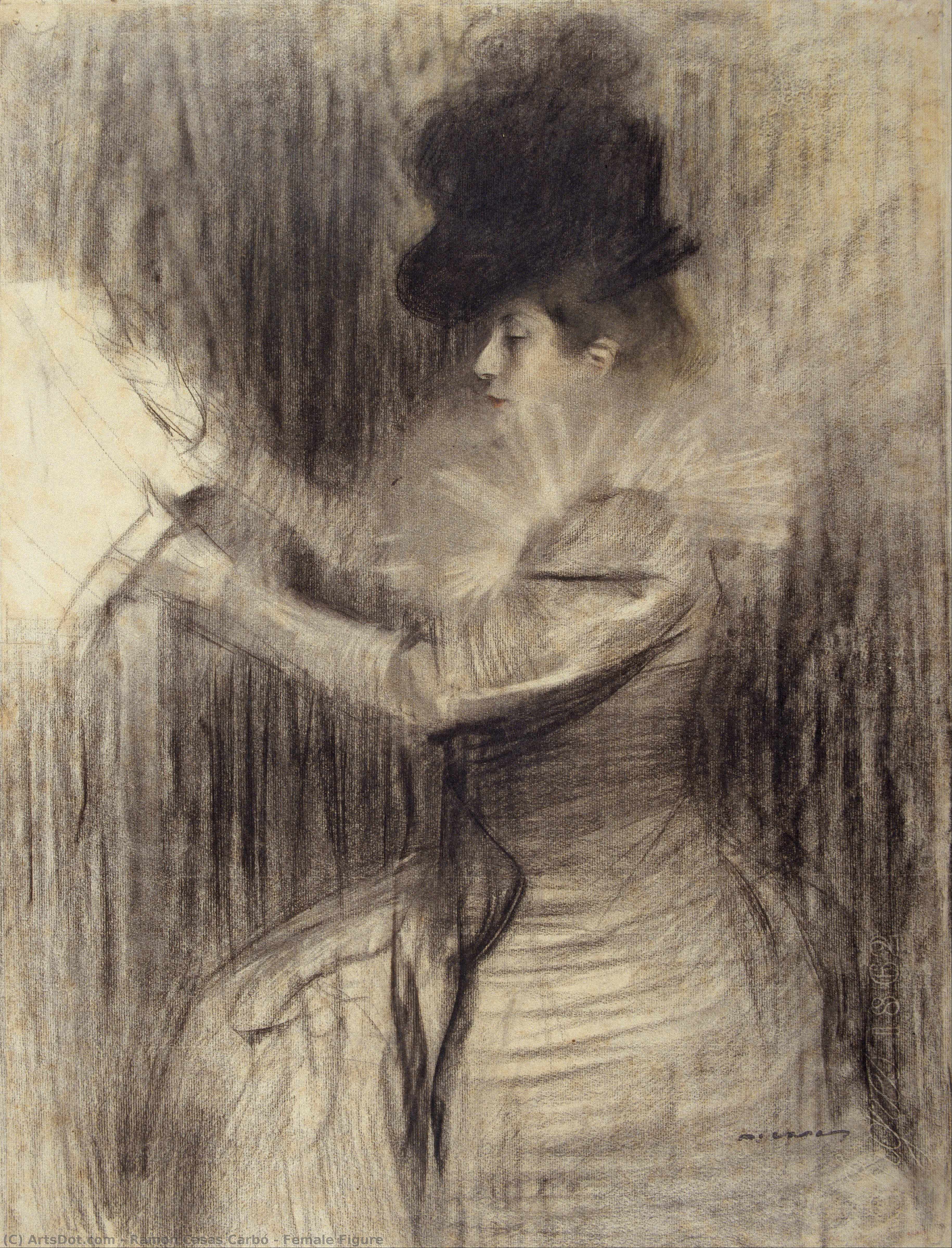Female Figure — Ramon Casas Carbó