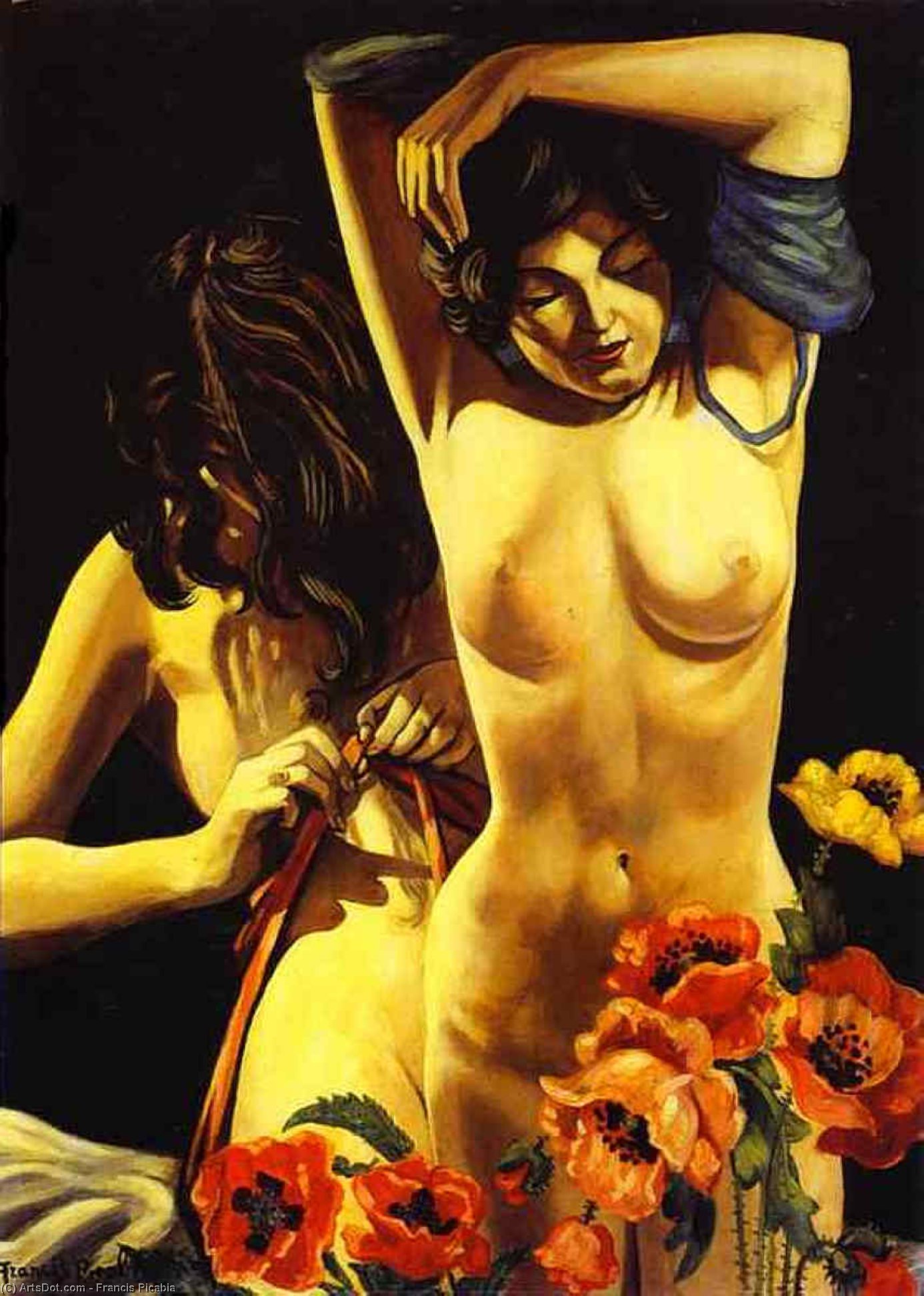 Two Women With Poppies (deux Femmes Aux Pavots) — Францис Пикабаја