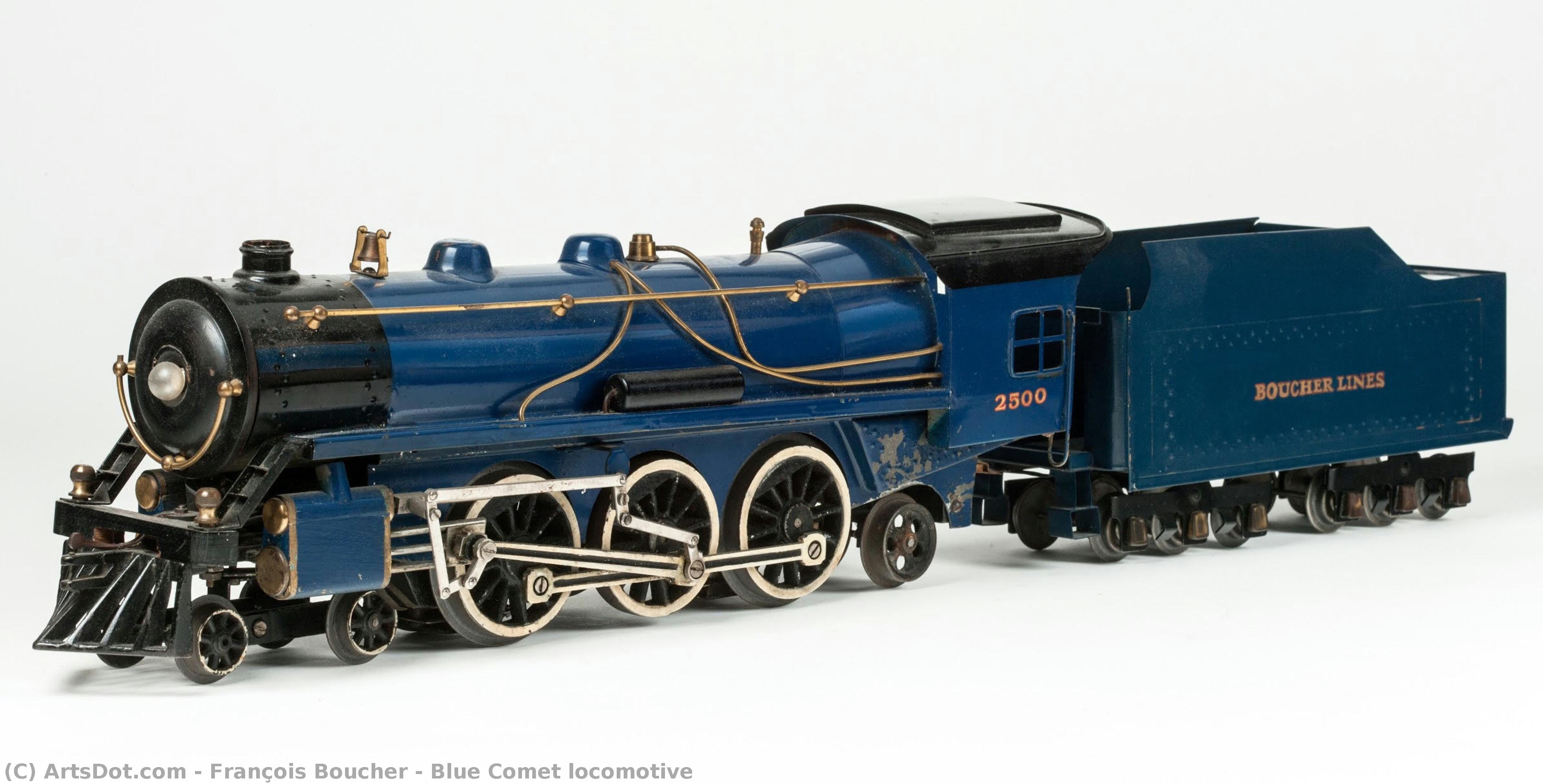 Blue Comet Locomotive — François Boucher