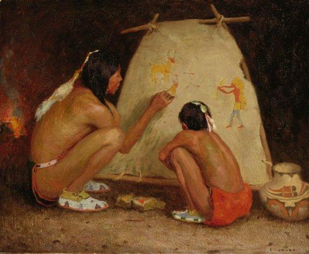 Indian Painter — Эйнджер Айвинг Кос