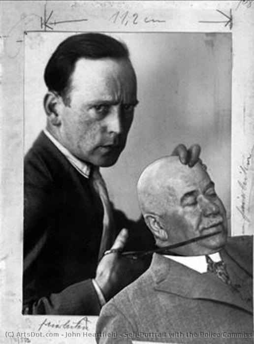 Self-portrait With The Police Commissioner Zörgiebel — John Heartfield
