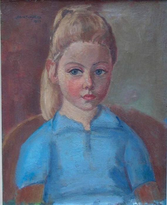 Portrait Of The Painter's Granddaughter Anne — Jan Sluyters