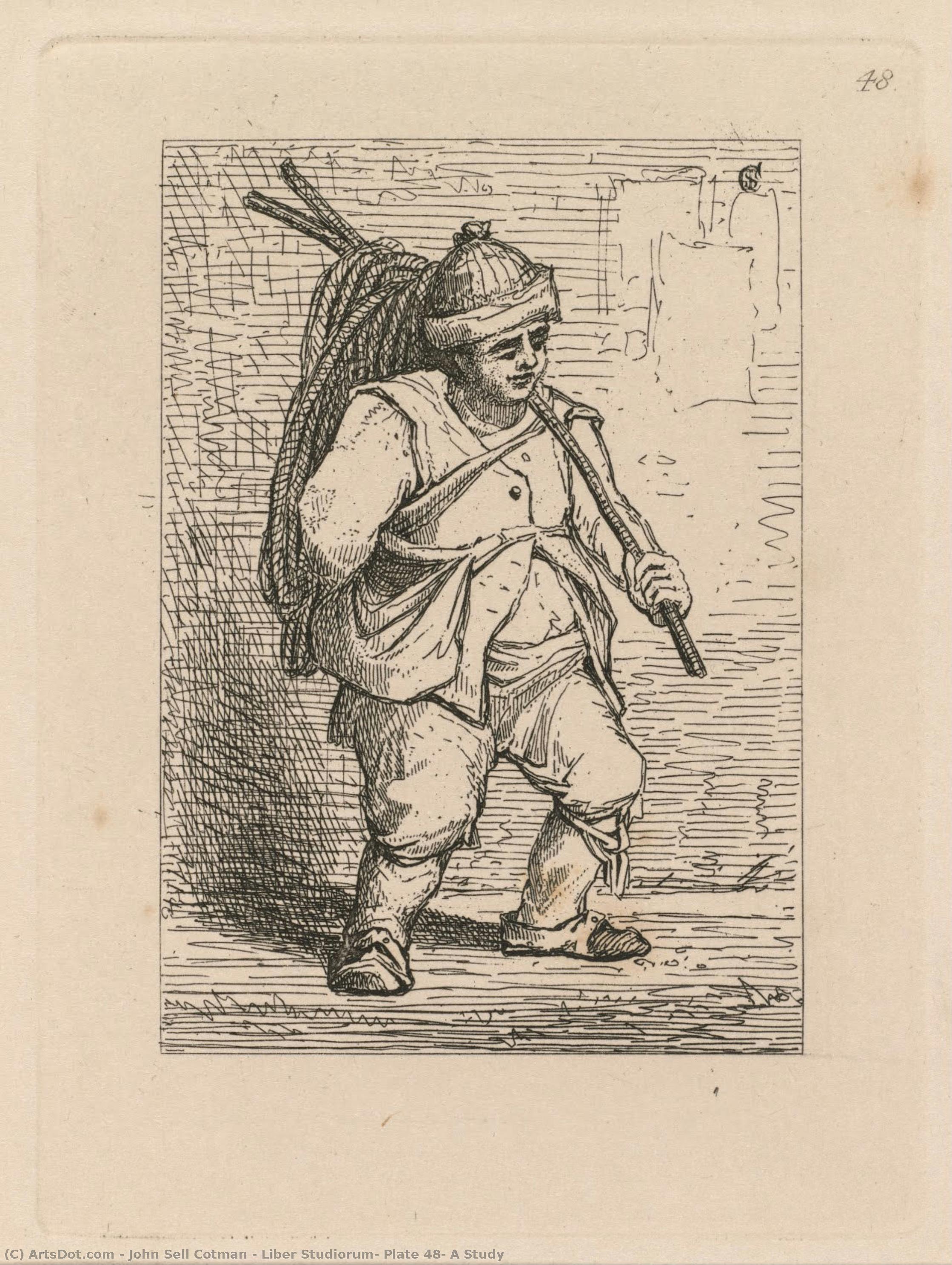 Liber Studiorum: Plate 48, A Study — Джон Селл Котман