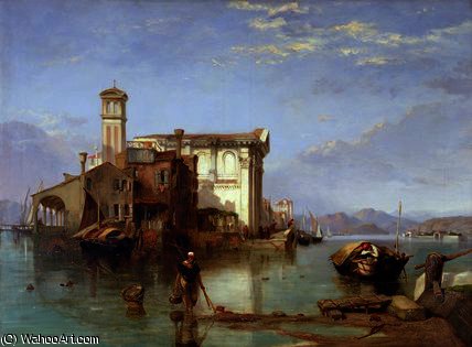 View On The Mediterranean — George Clarkson Stanfield