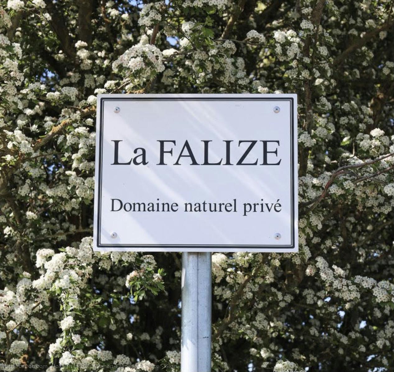 La Falize - Sign — Joseph Lucien Mignon-falize