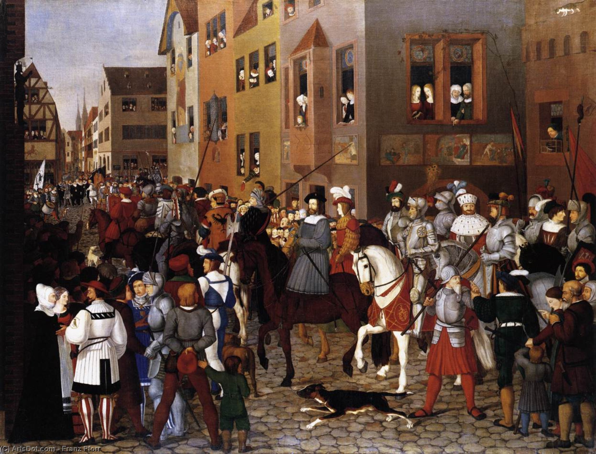 The Entry Of Emperor Rudolf Of Habsburg Into Basel — Franz Pforr