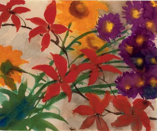 Blooming Summer — Emil Nolde