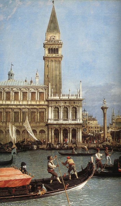 Return Of The Bucentoro To The Molo On Ascension Day — Canaletto