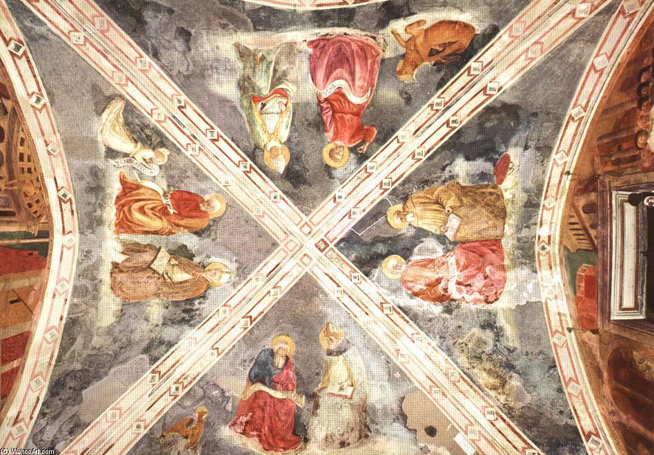 The Evangelists And The Doctors Of Church — Masolino Da Panicale