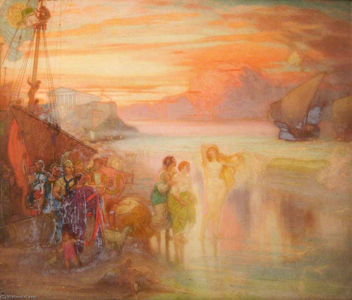 Phryne At Eleusis — William Shackleton