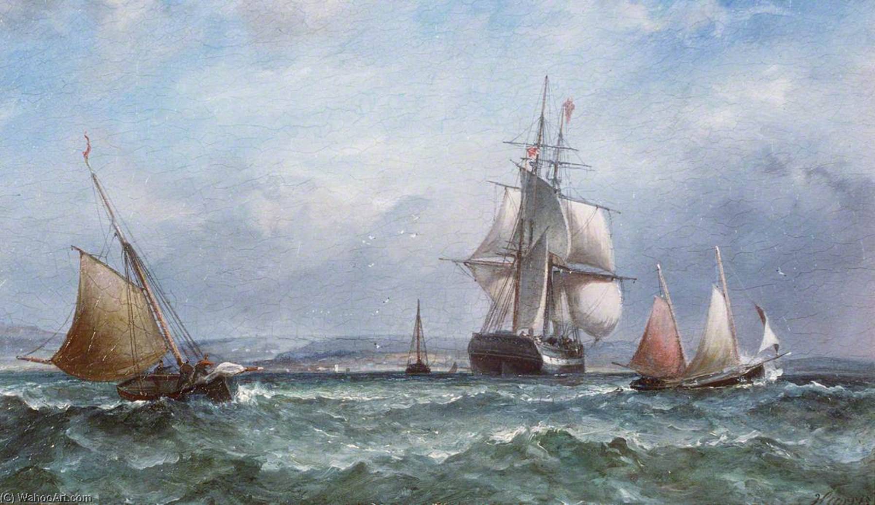Man O' War And Sailing Ships — James Harris Senior
