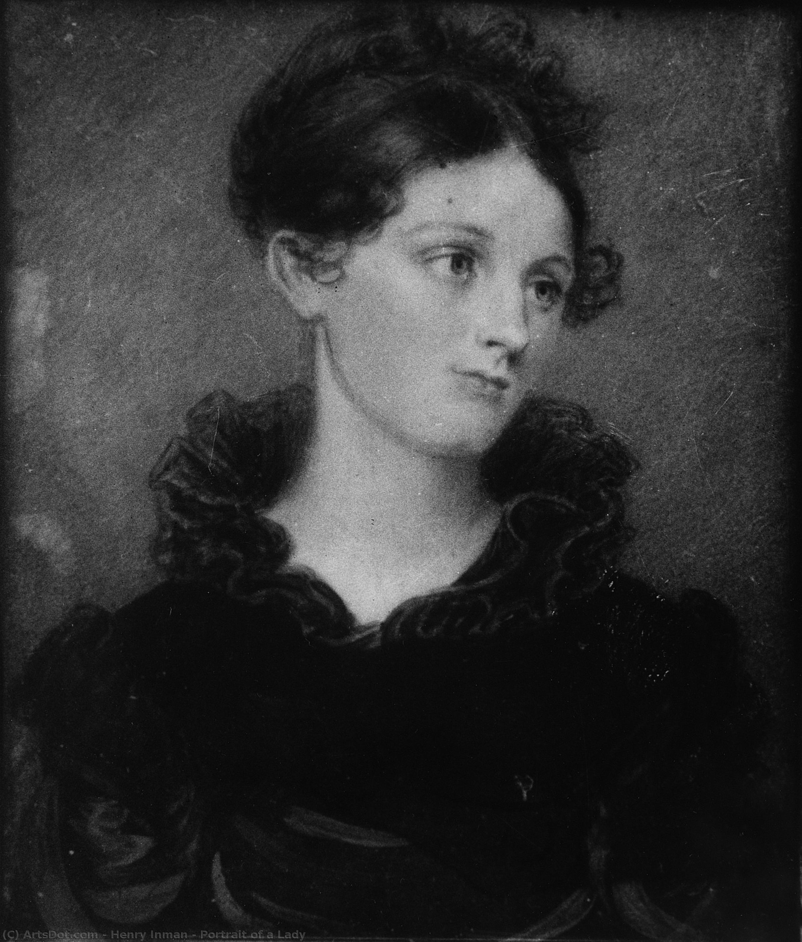 Portrait Of A Lady — Henry Inman