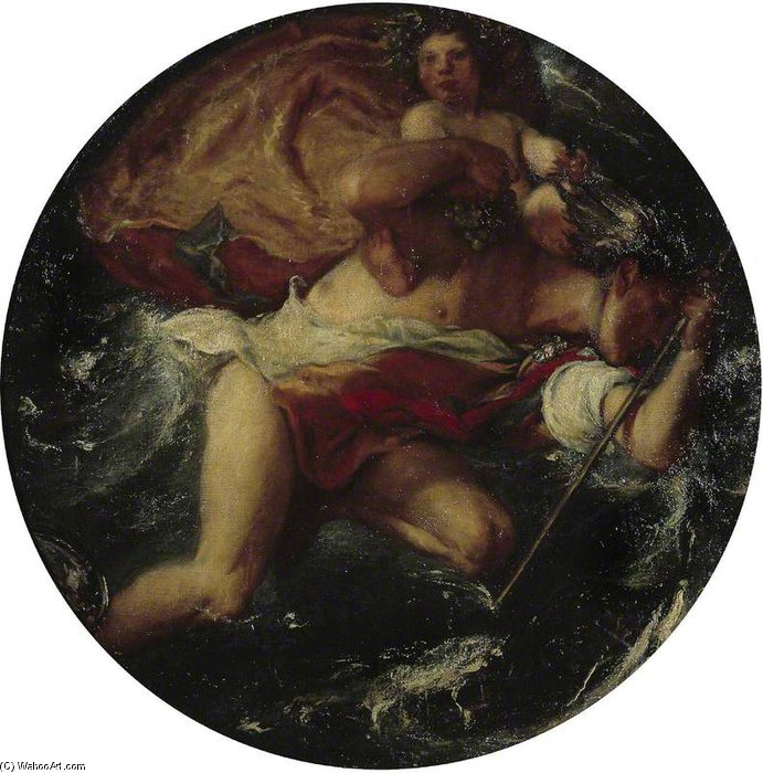 Hermes And The Infant Bacchus - — Charles Haslewood Shannon