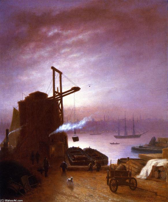 The Hudson River From Hoboken — Robert Walter Weir