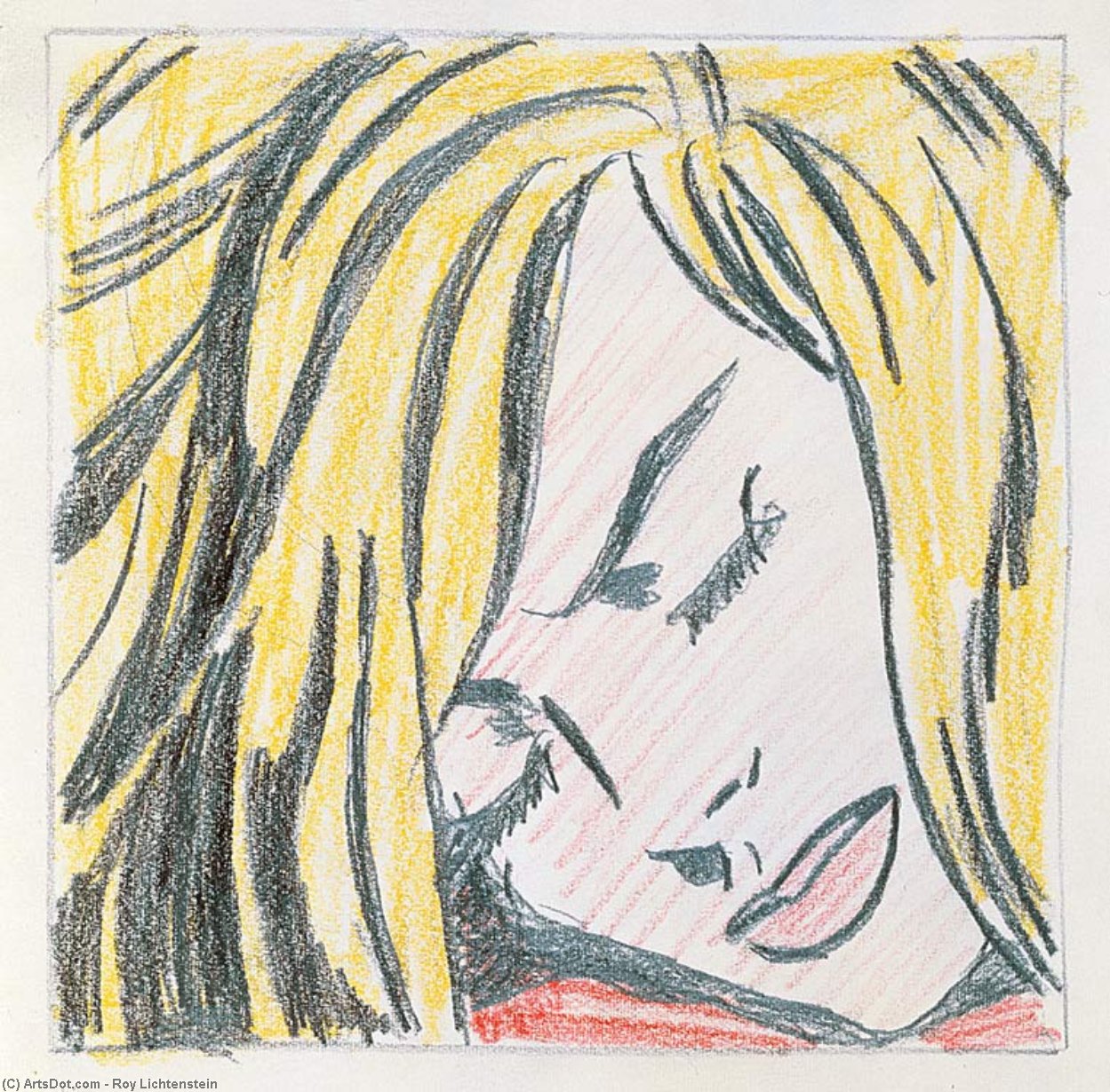 Sleeping Girl — Roy Lichtenstein