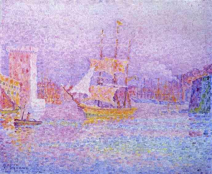 Harbour At Marseilles — Paul Signac