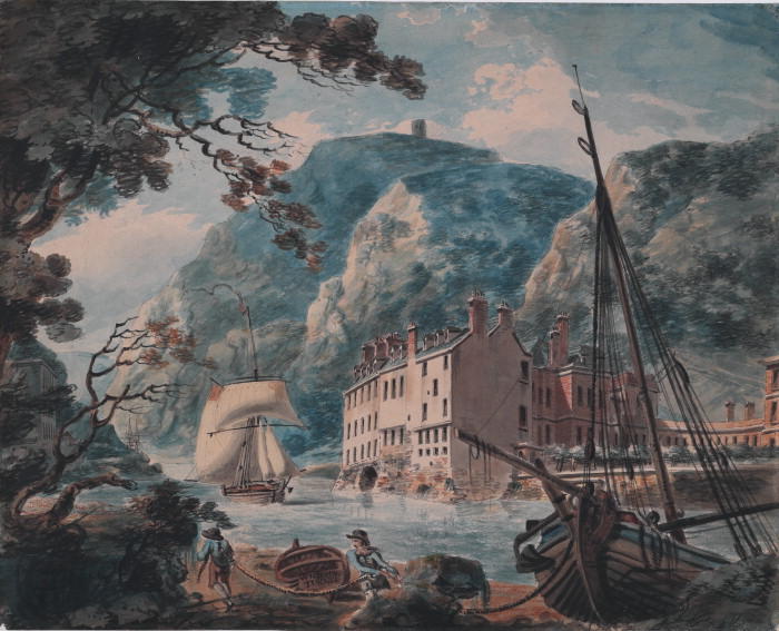 The Avon Gorge At Bristol, With The Old Hot Wells House — Joseph Mallord William Turner