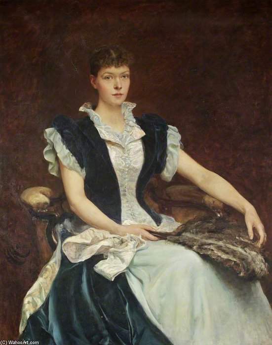 Mrs Walter Derham — Sir Hubert Von Herkomer