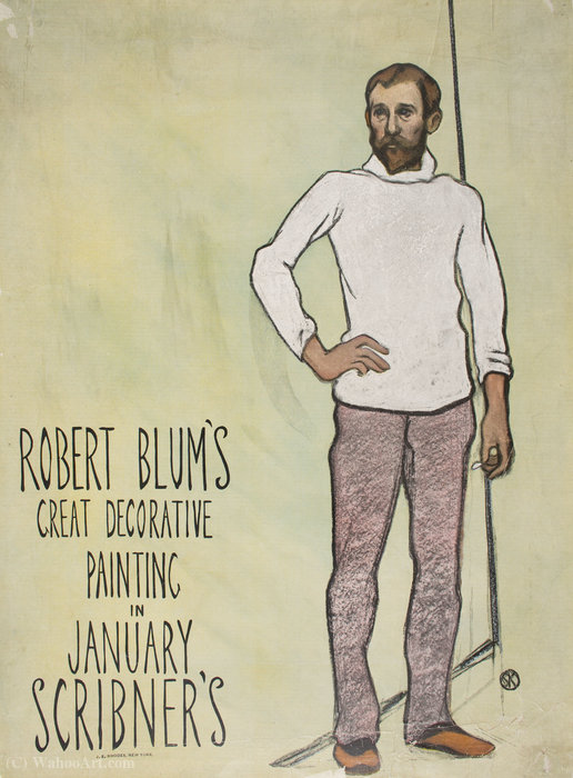 'robert Blum's Great Decorative Painting In January Scribner's', (43 X 32 Cm) (1896) — William Sergeant Kendall