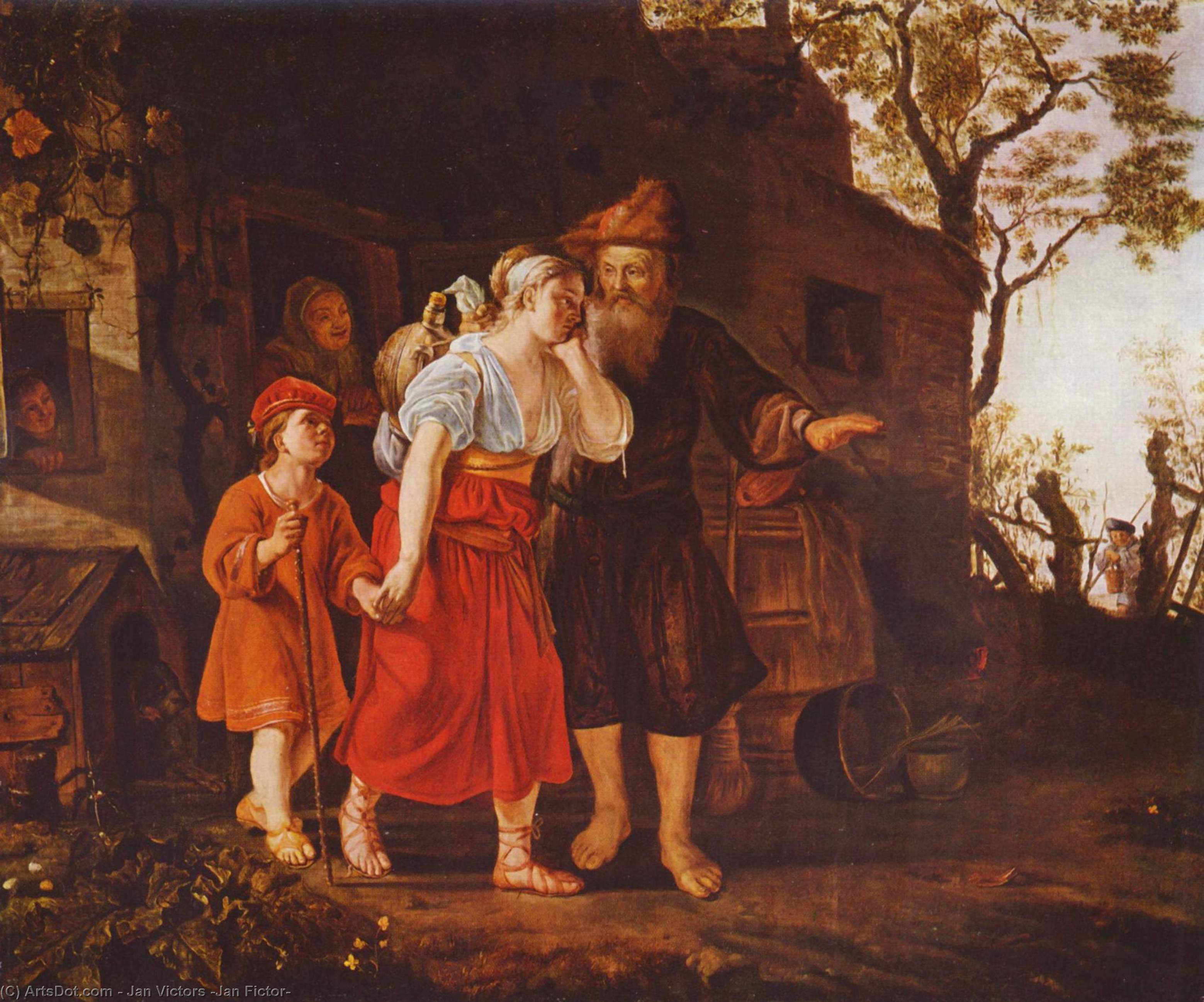 The Expulsion Of Hagar — Jan Victors (jan Fictor)