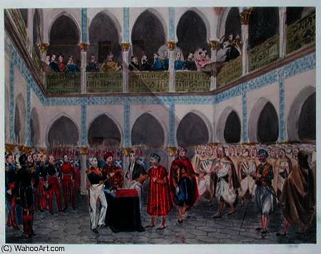 Nvestiture Of The Bey Of Algiers — Theodore Leblanc