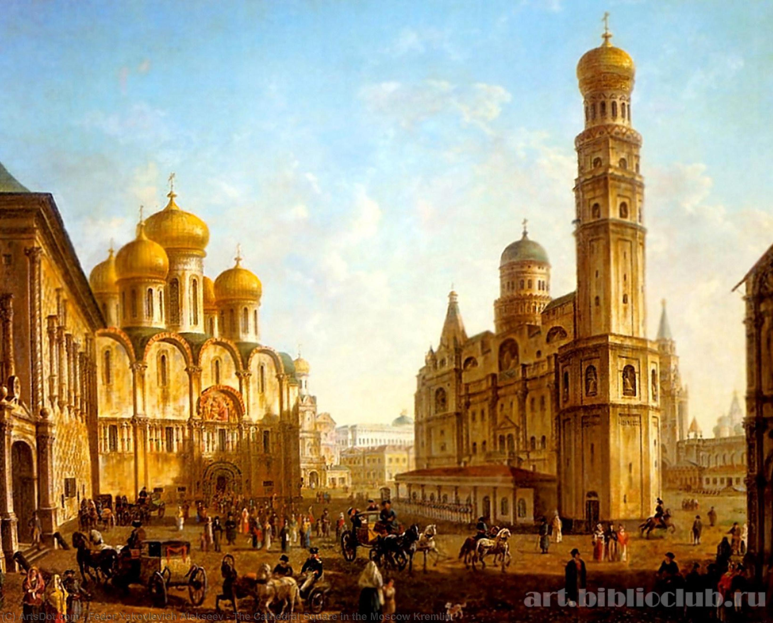 The Cathedral Square In The Moscow Kremlin — Fedor Yakovlevich Alekseev