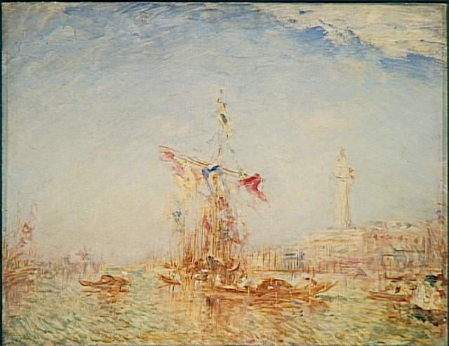 Venise. Fete D L'assomption — Felix Ziem