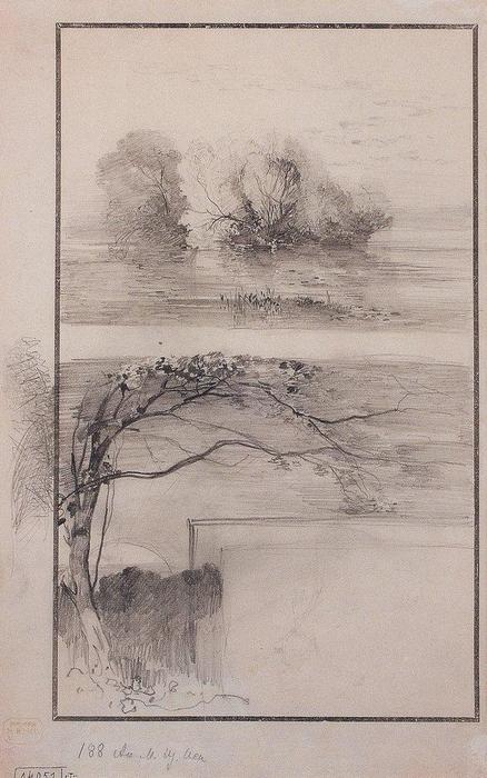 Trees Near The Water. Branches Of Trees — Aleksey Savrasov