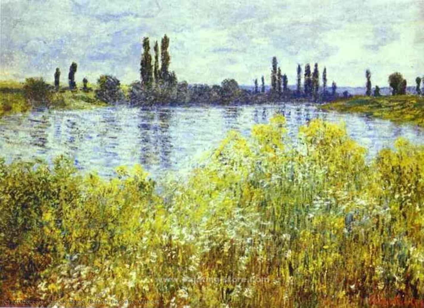 Bank Of The Seine. Vétheuil — Claude Monet