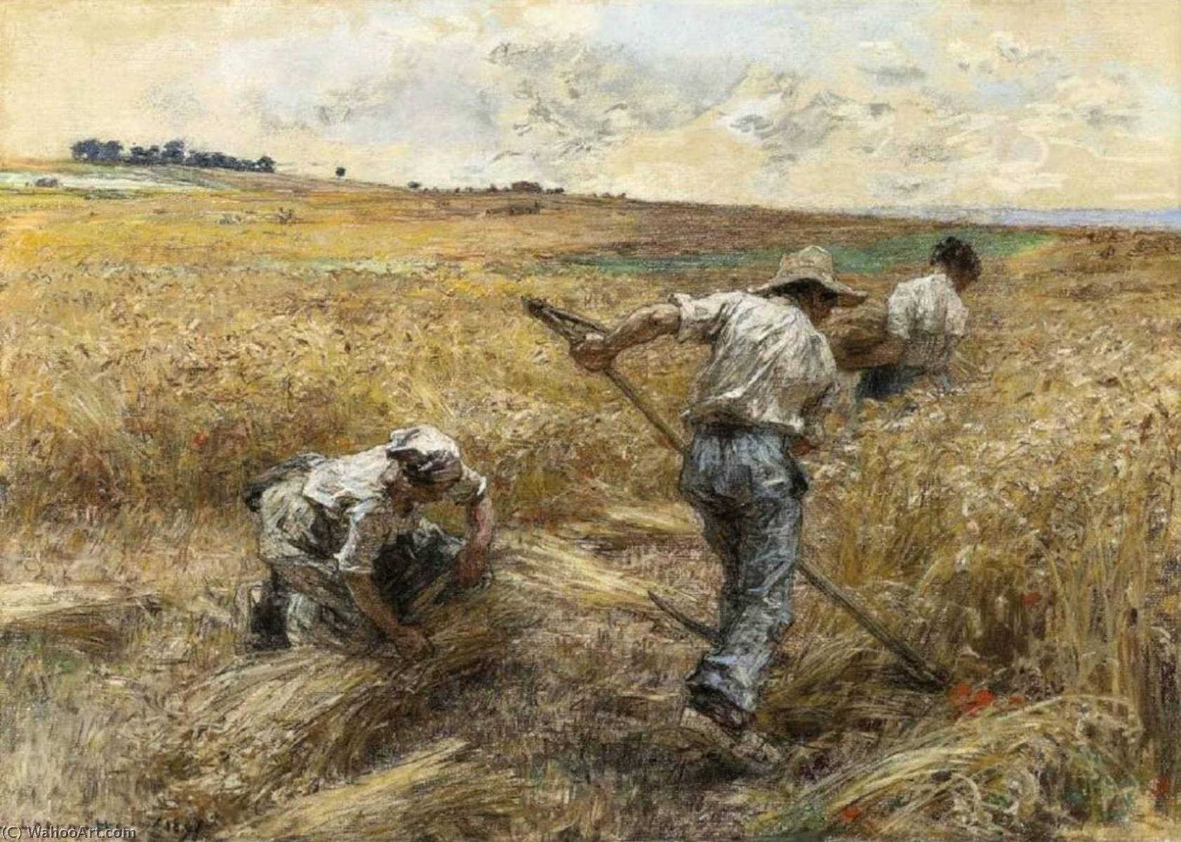 August — Léon Augustin L'hermitte