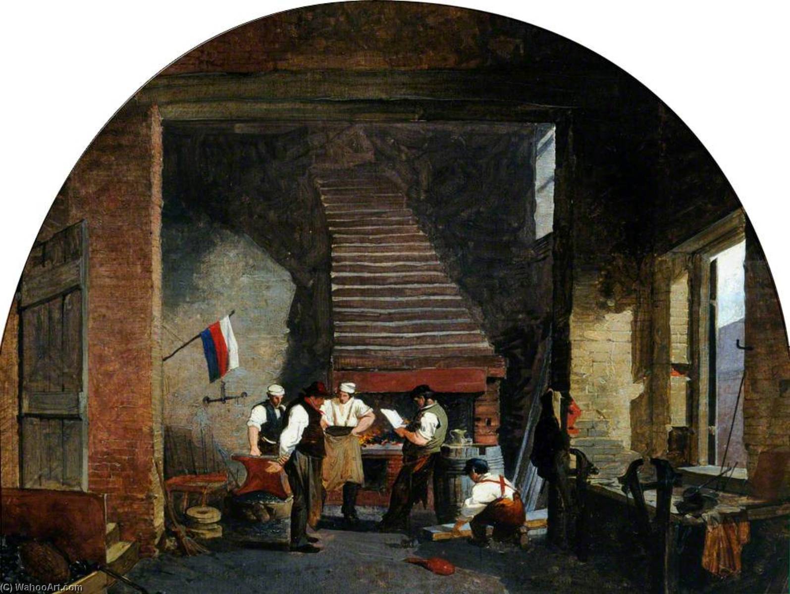 A Smith's Shop — Godfrey Sykes